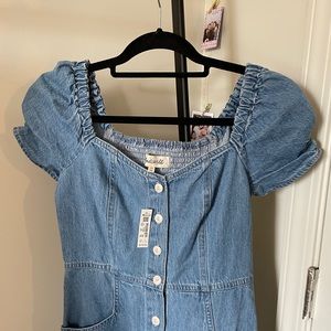 NWT Madewell denim dress
